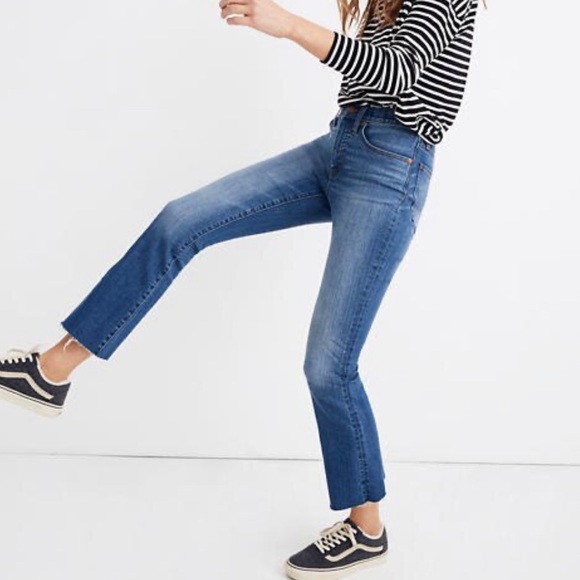 MADEWELL Cali Demi Boot Jeans Kemper Wash NEW - Picture 4 of 9
